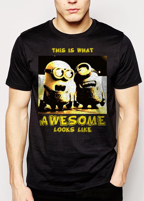 Best Buy Minions Are Awesome Men Adult T-Shirt Sz S-2XL