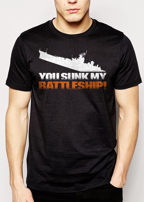 Best Buy You Sunk My Battleship Men Adult T-Shirt Sz S-2XL
