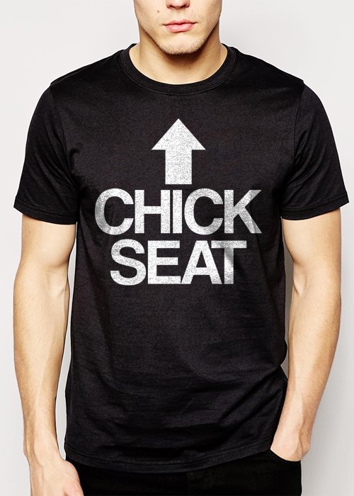 Best Buy Chick Seat Funny Raunchy Christmas Men Adult T-Shirt Sz S-2XL