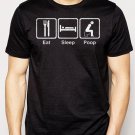 Best Buy Eat Sleep Poop Funny Men Adult T-Shirt Sz S-2XL