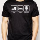 Best Buy Eat Sleep Robotics Nerd Geek Men Adult T-Shirt Sz S-2XL