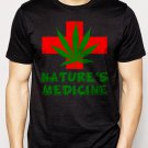 Best Buy Nature's Medicine medical marijuana Men Adult T-Shirt Sz S-2XL