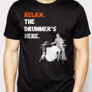 Best Buy Relax The Drummer's Here Men Adult T-Shirt Sz S-2XL