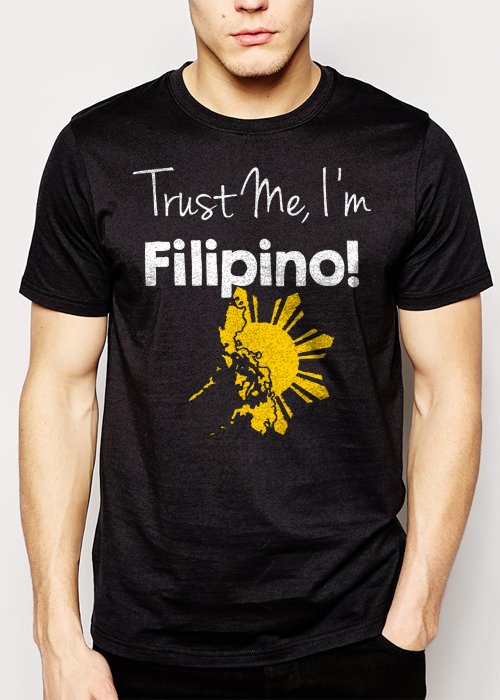 Best Buy Trust Me I'm Filipino Men Adult T-Shirt Sz S-2XL