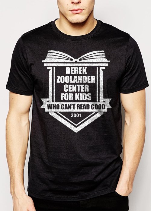 Best Buy Derek Zoolander Center For Kids Who Can't Read Good Mens  Men Adult T-Shirt Sz S-2XL