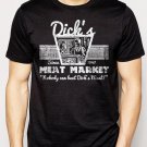 Best Buy DICK'S MEAT MARKET Funny Humor Rude Not Eating Meat Men Adult T-Shirt Sz S-2XL