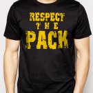 Best Buy Respect the Pack Green Bay Packers Go Pack Men Adult T-Shirt Sz S-2XL