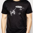 Best Buy Trek Wars Star Sci Fi Tie Enterprise Death Black Star Men Adult T-Shirt Sz S-2XL