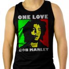 Bob Marley One Love Rasta Men Black Tank Top Sleeveless