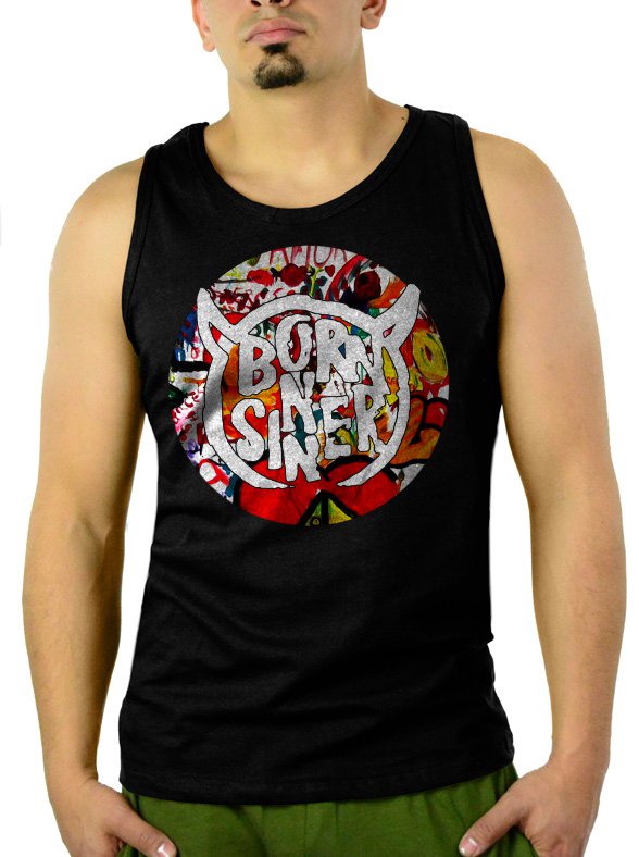 Born Sinner Dream Forest Hills Drive Spread Love Men Black Tank Top Sleeveless