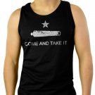 COME AND TAKE IT GONZALEZ FLAG Men Black Tank Top Sleeveless