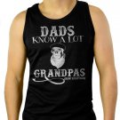 Dads Know ALot Grandpas Know Everything Fathers Day Men Black Tank Top Sleeveless