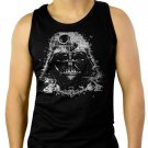 Darth Vader Death Star Face Star Wars Geek Si-Fi Men Black Tank Top Sleeveless