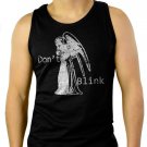 DON'T BLINK DOCTOR WHO WEEPING ANGEL Men Black Tank Top Sleeveless