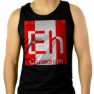 Eh Canadium Funny Periodic Table Men Black Tank Top Sleeveless