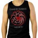 Game of Thrones Targaryen Men Black Tank Top Sleeveless