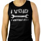 I Void Warranties Mechanic Wrench Men Black Tank Top Sleeveless