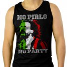 No Pirlo No Party Andrea Juventus Italy Men Black Tank Top Sleeveless