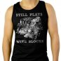 STILL PLAYS WITH BLOCK CHEVY CAR TRUCK CLASSIC Men Black Tank Top Sleeveless