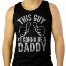 This Guy Is Gonna Be A Daddy Men Black Tank Top Sleeveless