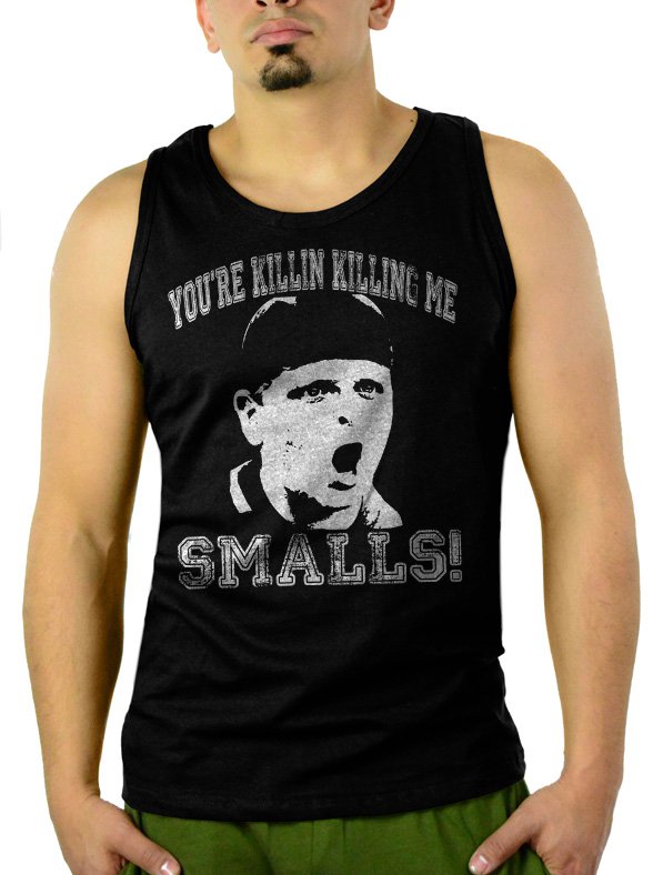 You're Killin Killing Me Smalls Sandlot Baseball Men Black Tank Top Sleeveless
