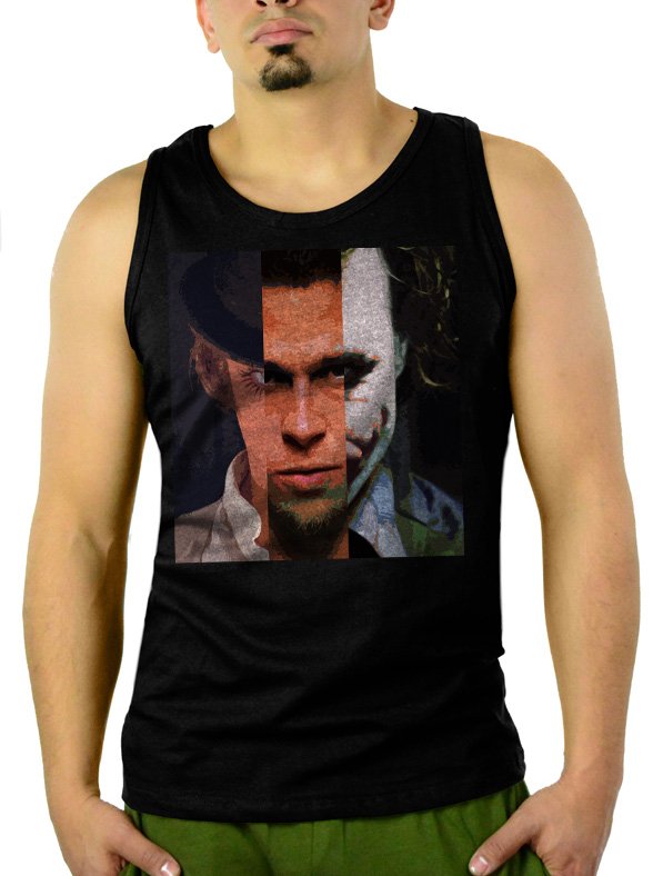 Alex Durden Joker Men Black Tank Top Sleeveless