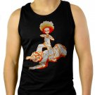 Huey Freeman The Boondocks Men Black Tank Top Sleeveless