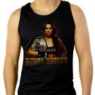 ROWDY Ronda Rousey UFC Fighting Men Black Tank Top Sleeveless
