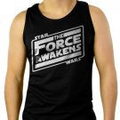 Star Wars Awakens Men Black Tank Top Sleeveless