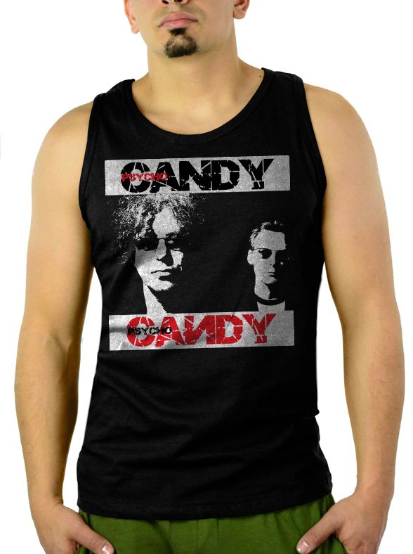 THE JESUS AND MARY CHAIN Men Black Tank Top Sleeveless
