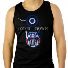 Touchdown Dad Football New Daddy Expecting Father Congratulations Men Black Tank Top Sleeveless