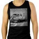 VW volkswagen camper van kombie bus Men Black Tank Top Sleeveless