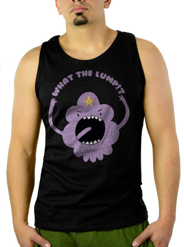 What The Lump Lumpy Space Princess Adventure Time Men Black Tank Top Sleeveless