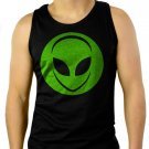 Alien Head UFO Aliens Geek Men Black Tank Top Sleeveless