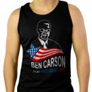 Ben Carson For President 2016 Men Black Tank Top Sleeveless