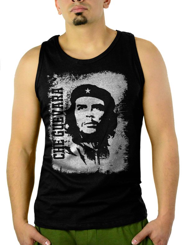 Che Guevara Retro Men Black Tank Top Sleeveless
