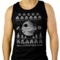 Dark Side of the Force Star Wars Ugly Sweater Men Black Tank Top Sleeveless