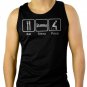 Eat Sleep Poop Funny Men Black Tank Top Sleeveless