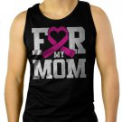 For My Mom Breast Cancer Awareness Men Black Tank Top Sleeveless