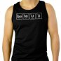 GENIUS Periodic Table Elements Men Black Tank Top Sleeveless