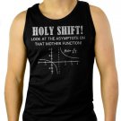 Holy Shift Asymptote Calculus Math Geek Men Black Tank Top Sleeveless