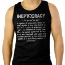 INEPTOCRACY Political Humor Anti Obama Funny Men Black Tank Top Sleeveless