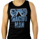 MACHO MAN SAVAGE RANDY FUNNY Men Black Tank Top Sleeveless