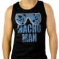 MACHO MAN SAVAGE RANDY FUNNY Men Black Tank Top Sleeveless
