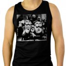 Miinions Happy Birthday Men Black Tank Top Sleeveless