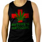 Nature's Medicine medical marijuana Men Black Tank Top Sleeveless