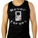 Never Forget Video Game Men Black Tank Top Sleeveless