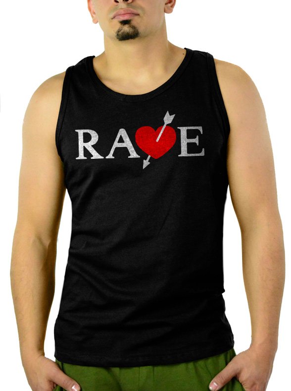 RAVE, Vincent Brooks Men Black Tank Top Sleeveless