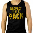 Respect the Pack Green Bay Packers Go Pack Men Black Tank Top Sleeveless