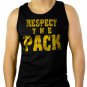 Respect the Pack Green Bay Packers Go Pack Men Black Tank Top Sleeveless